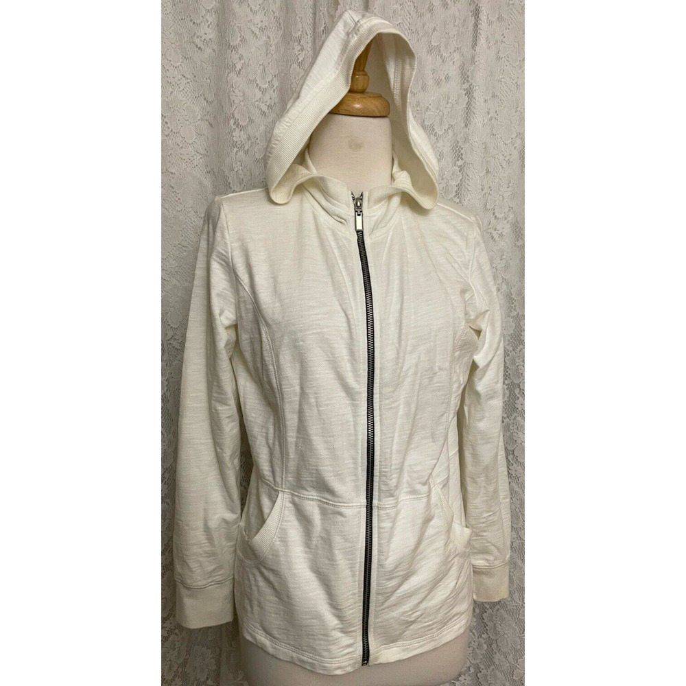 Style & C Sport Women's Sz P/M Long Sleeve Full Zip hoodie 2-Pockets Jogging Top